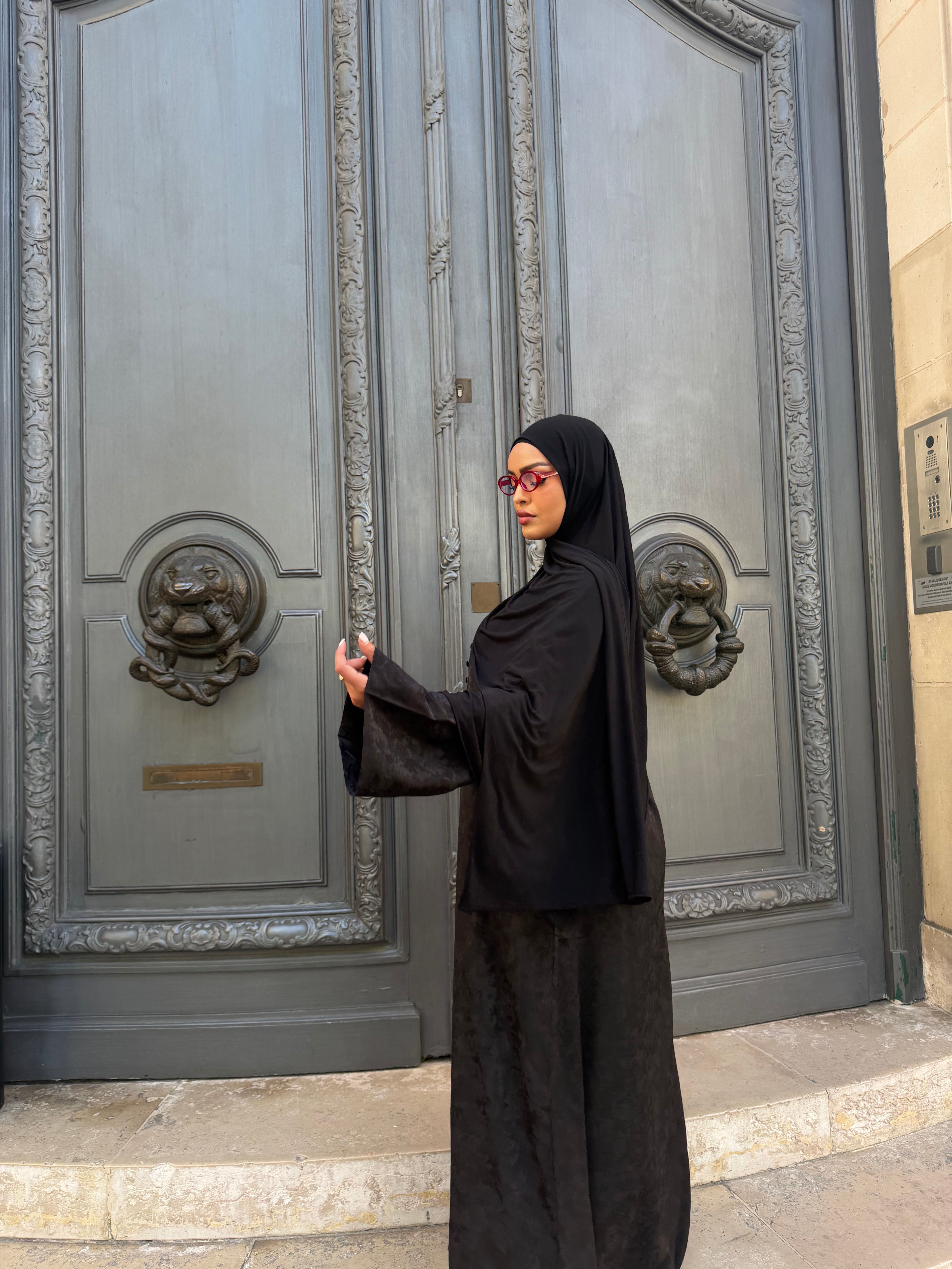 Abaya Haya noir