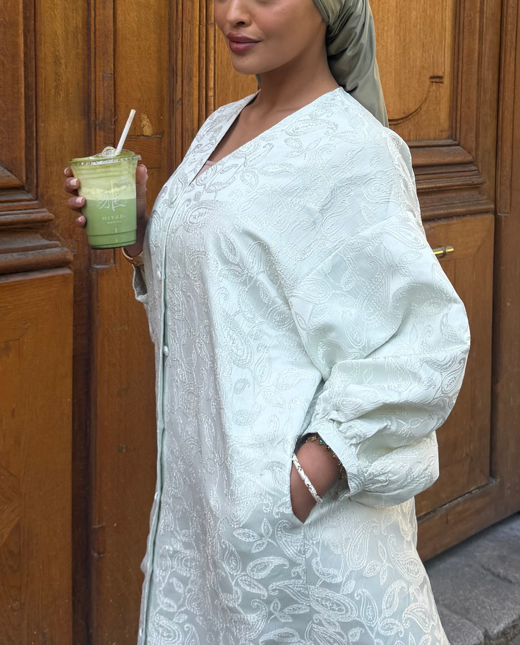 Robe brocart